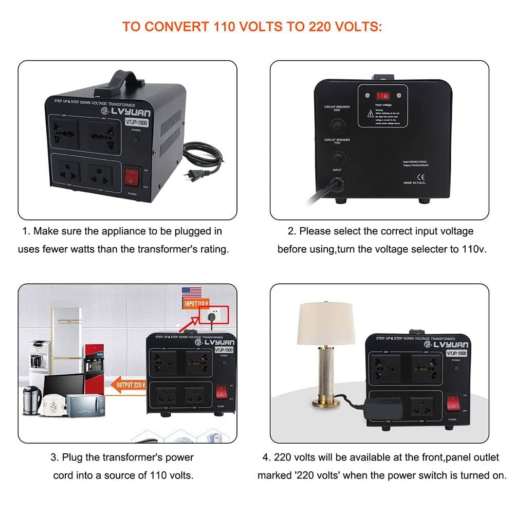 電圧変圧器 コンバーター 1500ワット ステップアップ/ダウン Amazon.co.jp: Cantonape 電圧変圧器 コンバーター 1500ワット